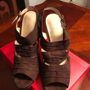 Nine West  Brown Suede Shoes NEW